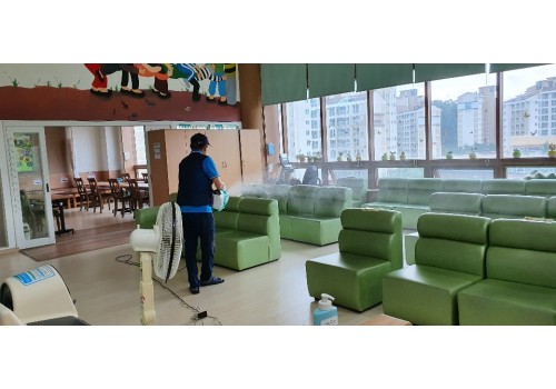 소하노인주간보호센터 공간 살균 소독! 방역방역