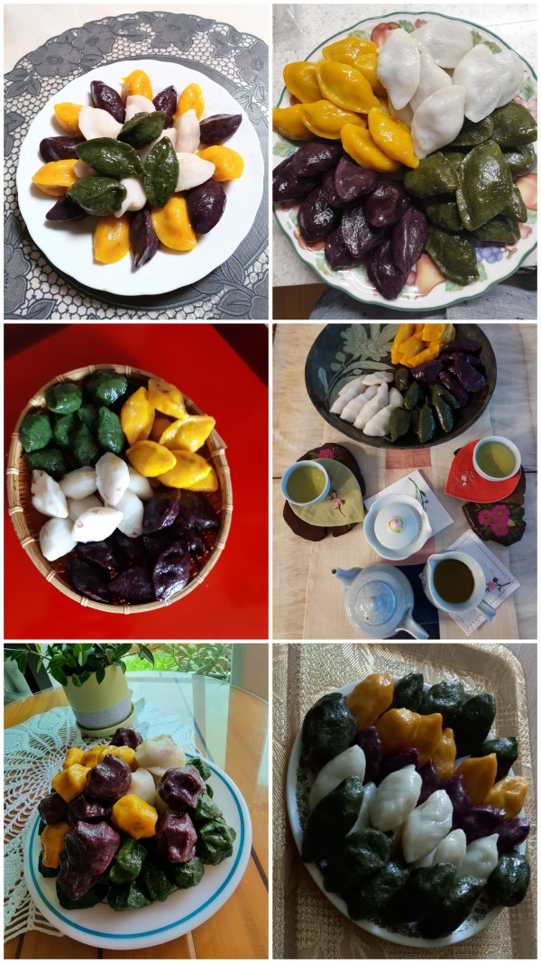 보기만해도 군침이 도는 어르신들이 직접 만든 송편